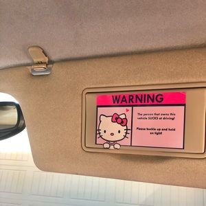 Hello kitty cat sticker
